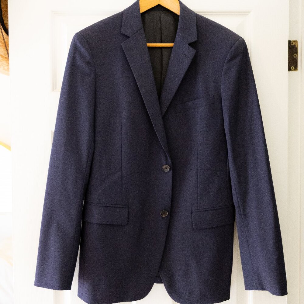 Theory Men's Tailor Two Button Blazer, 38R, Tailored Fit